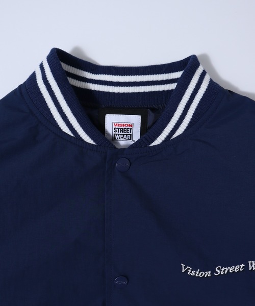 VISION STREET WEAR(ヴィジョンストリートウェア)の「【VISION STREET WEAR】ビッグシルエット ナイロンワッペンスタジャン(スタジャン・レディース・ネイビー系3/ネイビー系1/ネイビー系2/グリーン系2/ブラック系2/グリーン系3/グリーン系1/ブラック系1・LARGE/X-LARGE/MEDIUM)」の16枚目の写真