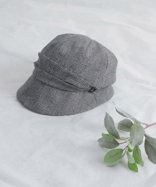 ikka（イッカ）の「プックリタッククロッシェ（キャスケット・レディース・ブラック/ブラウン/グレー・FREE）」の3枚目の写真