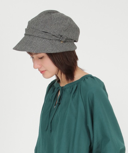 ikka（イッカ）の「プックリタッククロッシェ（キャスケット・レディース・ブラック/ブラウン/グレー・FREE）」の13枚目の写真