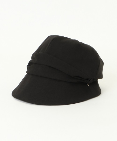 ikka（イッカ）の「プックリタッククロッシェ（キャスケット・レディース・ブラック/ブラウン/グレー・FREE）」の5枚目の写真