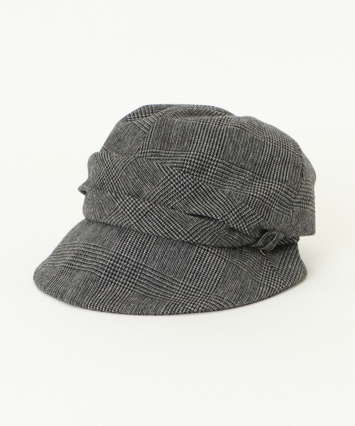 ikka（イッカ）の「プックリタッククロッシェ（キャスケット・レディース・ブラック/ブラウン/グレー・FREE）」の6枚目の写真