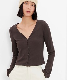 GAP | リブ カーディガン(カーディガン/ボレロ)