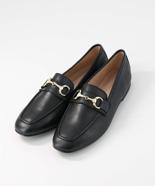 CORSO ROMA，9（コルソローマ）の「レザービットローファー（ローファー・レディース・ブラック・38/37）」の2枚目の写真