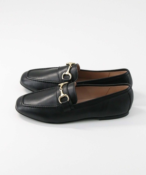 CORSO ROMA，9（コルソローマ）の「レザービットローファー（ローファー・レディース・ブラック・38/37）」の4枚目の写真