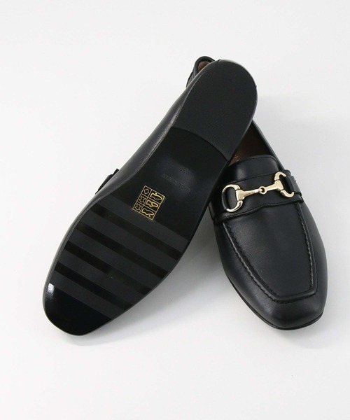 CORSO ROMA，9（コルソローマ）の「レザービットローファー（ローファー・レディース・ブラック・38/37）」の6枚目の写真