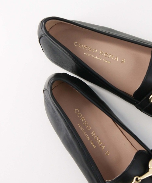 CORSO ROMA，9（コルソローマ）の「レザービットローファー（ローファー・レディース・ブラック・38/37）」の10枚目の写真
