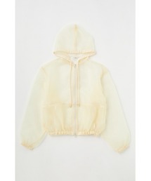 UNIVERSALOVERALL moussy フード付きパーカー ホワイト UNIVERSALOVERALL moussy フード付きパーカー ホワイト