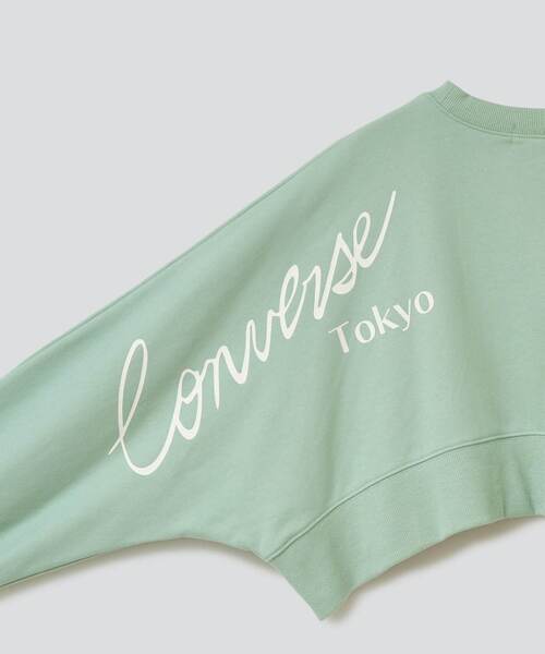 バックロゴショートスウェット