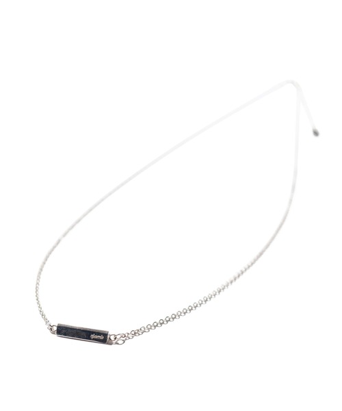 glamb(グラム)の「Signature Bar Necklace / シグネチャーバーネックレス(ネックレス・メンズ・シルバー・FREE)」の7枚目の写真