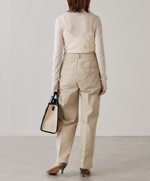 PAPILLONNER(パピヨネ)の「スクエアパイピングトート/Sサイズ/WEB限定(ハンドバッグ・レディース・ブラック/グレイッシュベージュ・FREE)」の21枚目の写真