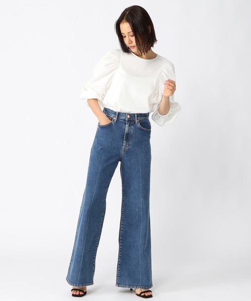 BARNYARDSTORM（バンヤードストーム）の「BARNYARDSTORM / ショルダーボリュームプルオーバー（Tシャツ/カットソー・レディース・ホワイト/ブラック・0/1）」の12枚目の写真