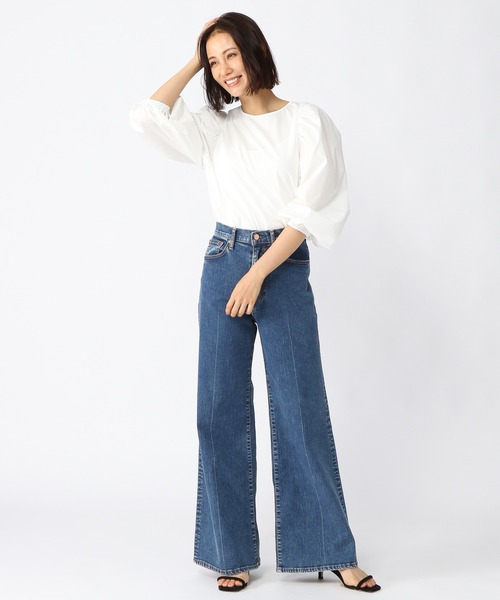 BARNYARDSTORM（バンヤードストーム）の「BARNYARDSTORM / ショルダーボリュームプルオーバー（Tシャツ/カットソー・レディース・ホワイト/ブラック・0/1）」の15枚目の写真