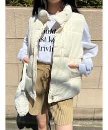 WC | ダウンライクカラーベスト(ブルゾン)