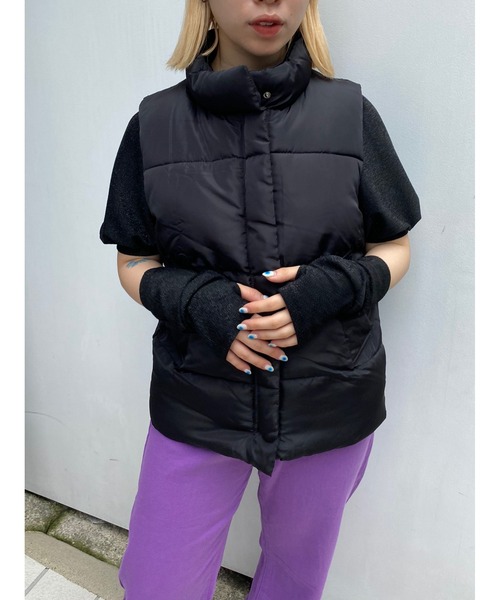 WC（ダブル シー）の「ダウンライクカラーベスト（ブルゾン・レディース・ホワイト/ブラック・FREE）」の7枚目の写真