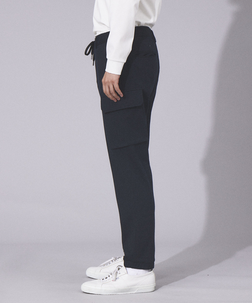 DESIGNWORKS（デザインワークス）の「【セットアップ対応】リバーポンチジャージーカーゴパンツ（カーゴパンツ・メンズ・ネイビー・44/46/48/50）」の3枚目の写真