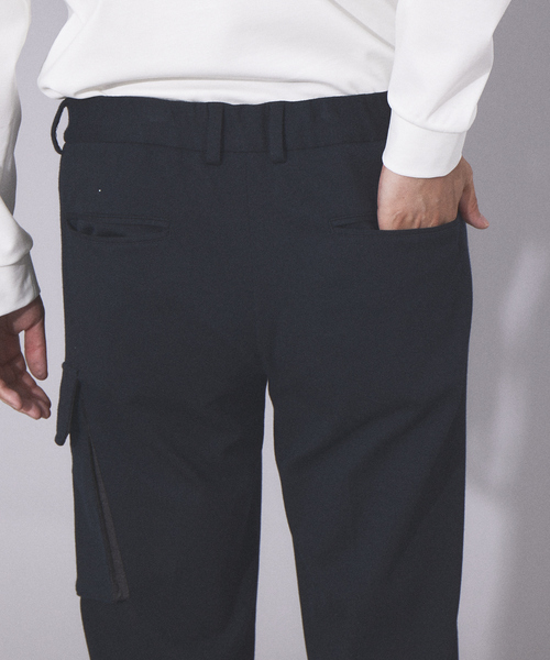 DESIGNWORKS（デザインワークス）の「【セットアップ対応】リバーポンチジャージーカーゴパンツ（カーゴパンツ・メンズ・ネイビー・44/46/48/50）」の5枚目の写真