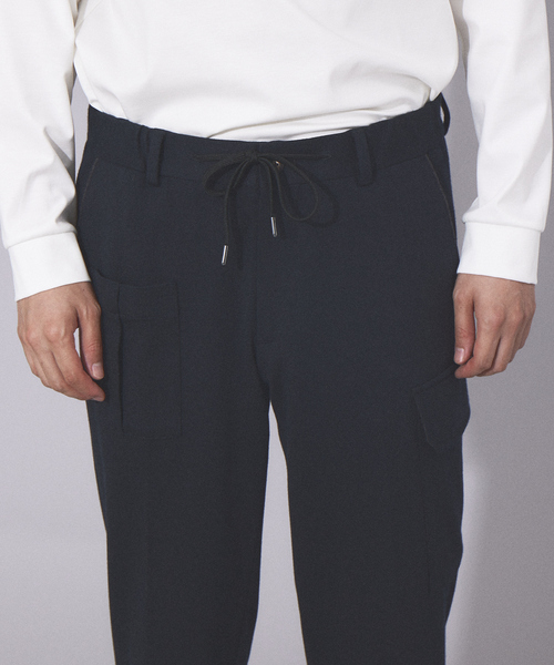 DESIGNWORKS（デザインワークス）の「【セットアップ対応】リバーポンチジャージーカーゴパンツ（カーゴパンツ・メンズ・ネイビー・44/46/48/50）」の6枚目の写真