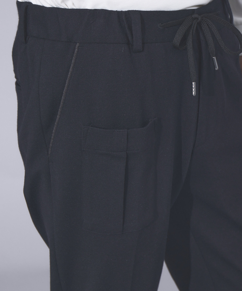 DESIGNWORKS（デザインワークス）の「【セットアップ対応】リバーポンチジャージーカーゴパンツ（カーゴパンツ・メンズ・ネイビー・44/46/48/50）」の8枚目の写真