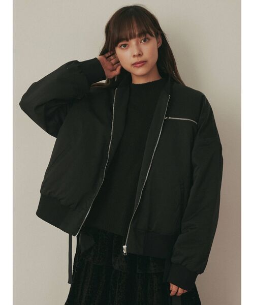 merry jenny(メリージェニー)の「Back Ribbon MA1(MA-1・レディース・ブラック/アイボリー/ミント・FREE)」の20枚目の写真