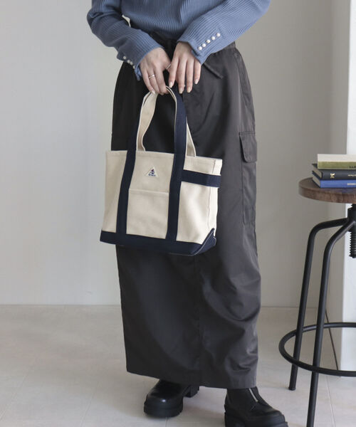 GEVACO（ゲバコ）の「【GEVACO/ゲバコ】キャンバストートバッグ S（トートバッグ・レディース・グレー/アイボリー/レッド/ネイビー/グリーン/ベージュ/ダークネイビー・FREE）」の18枚目の写真