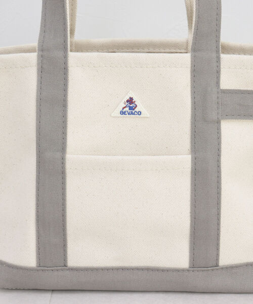 GEVACO（ゲバコ）の「【GEVACO/ゲバコ】キャンバストートバッグ S（トートバッグ・レディース・グレー/アイボリー/レッド/ネイビー/グリーン/ベージュ/ダークネイビー・FREE）」の16枚目の写真