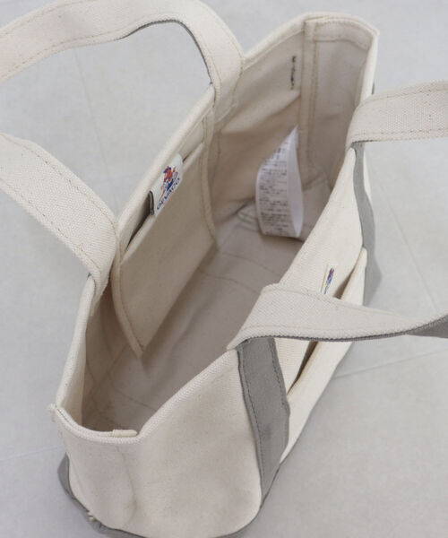GEVACO（ゲバコ）の「【GEVACO/ゲバコ】キャンバストートバッグ S（トートバッグ・レディース・グレー/アイボリー/レッド/ネイビー/グリーン/ベージュ/ダークネイビー・FREE）」の10枚目の写真