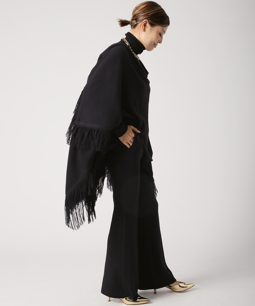 Deuxieme Classe（ドゥーズィエムクラス）の「* refined タートルネックプルオーバー（ニット/セーター・レディース・ブラウン/ブラック・FREE）」の6枚目の写真