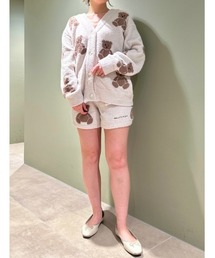 ジェラートピケ　ベアジャガードカーディガンのみ gelato pique（ジェラートピケ）の「【ONLINE限定】ベア