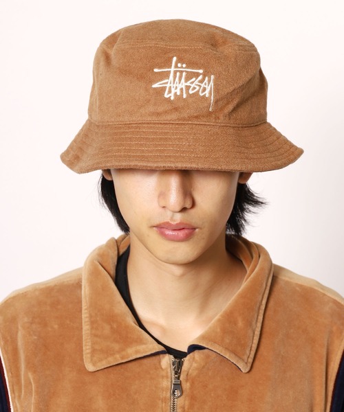 STUSSY（ステューシー）の「STUSSY/ステューシー Fuzzy Wool Basic Bucket Hat バケットハット（ハット・メンズ・キャメル/ブラック/ヘザーグレー・SM/LXL）」の14枚目の写真