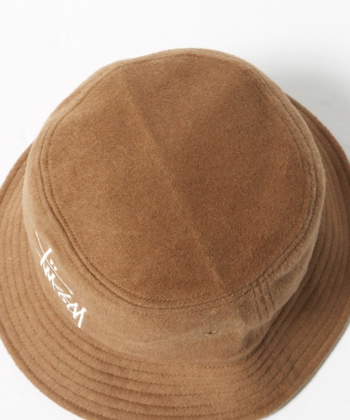 STUSSY（ステューシー）の「STUSSY/ステューシー Fuzzy Wool Basic Bucket Hat バケットハット（ハット・メンズ・キャメル/ブラック/ヘザーグレー・SM/LXL）」の11枚目の写真