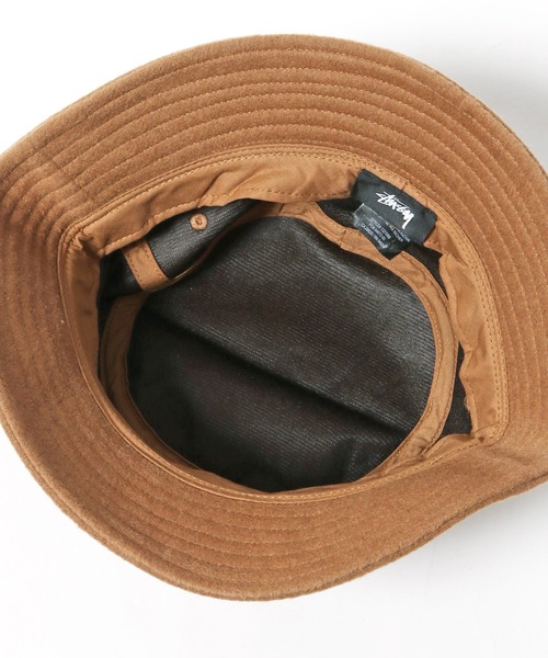STUSSY（ステューシー）の「STUSSY/ステューシー Fuzzy Wool Basic Bucket Hat バケットハット（ハット・メンズ・キャメル/ブラック/ヘザーグレー・SM/LXL）」の10枚目の写真