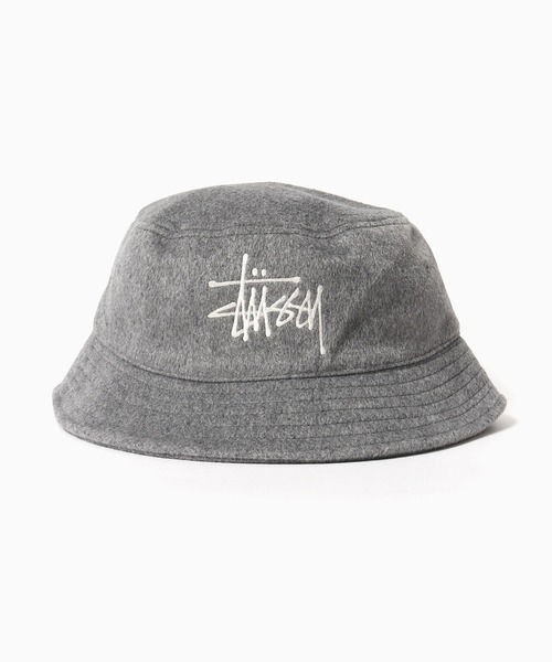 STUSSY（ステューシー）の「STUSSY/ステューシー Fuzzy Wool Basic Bucket Hat バケットハット（ハット・メンズ・キャメル/ブラック/ヘザーグレー・SM/LXL）」の18枚目の写真