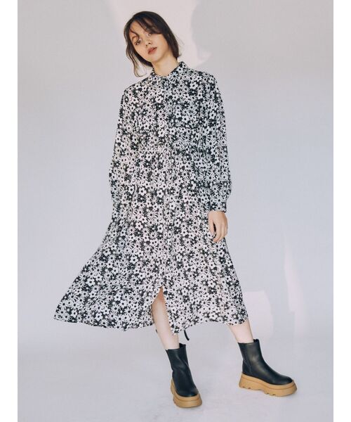 merry jenny（メリージェニー）の「2トーンフラワーシャツワンピース（ワンピース・レディース・グリーン/ブラック・FREE）」の12枚目の写真