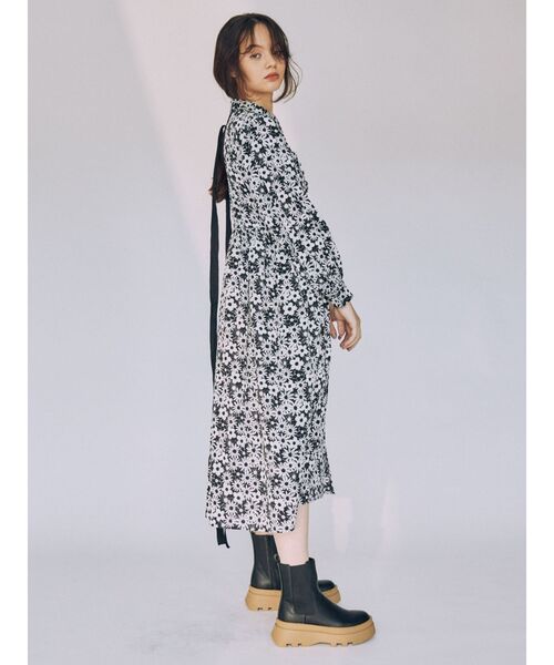 merry jenny（メリージェニー）の「2トーンフラワーシャツワンピース（ワンピース・レディース・グリーン/ブラック・FREE）」の14枚目の写真