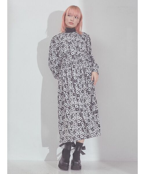 merry jenny（メリージェニー）の「2トーンフラワーシャツワンピース（ワンピース・レディース・グリーン/ブラック・FREE）」の17枚目の写真