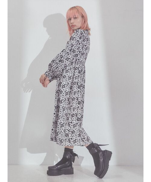 merry jenny（メリージェニー）の「2トーンフラワーシャツワンピース（ワンピース・レディース・グリーン/ブラック・FREE）」の18枚目の写真