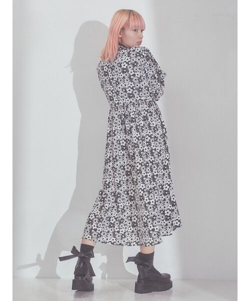 merry jenny（メリージェニー）の「2トーンフラワーシャツワンピース（ワンピース・レディース・グリーン/ブラック・FREE）」の19枚目の写真