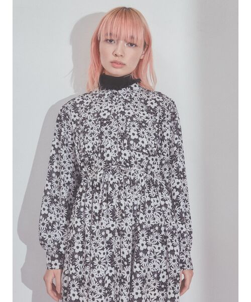 merry jenny（メリージェニー）の「2トーンフラワーシャツワンピース（ワンピース・レディース・グリーン/ブラック・FREE）」の20枚目の写真