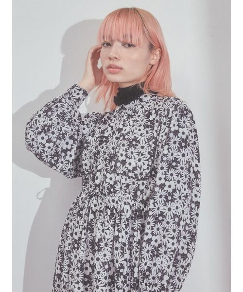 merry jenny（メリージェニー）の「2トーンフラワーシャツワンピース（ワンピース・レディース・グリーン/ブラック・FREE）」の22枚目の写真
