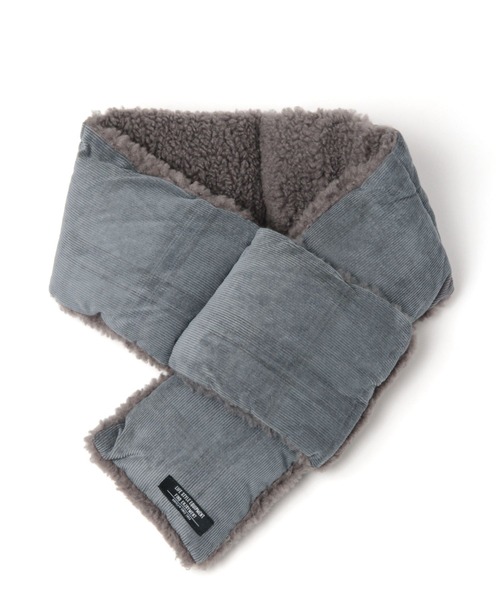 BAYFLOW（ベイフロー）の「リバーシブルコーディロイボアマフラー（マフラー・メンズ・ブラック/ベージュ/カーキ/その他1・FREE）」の4枚目の写真