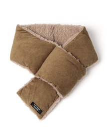 リバーシブルコーディロイボアマフラー