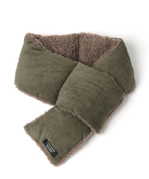 BAYFLOW（ベイフロー）の「リバーシブルコーディロイボアマフラー（マフラー・メンズ・ブラック/ベージュ/カーキ/その他1・FREE）」の8枚目の写真