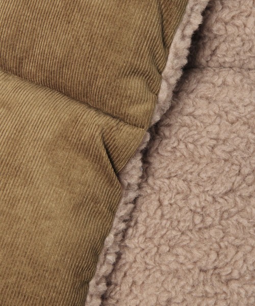 BAYFLOW（ベイフロー）の「リバーシブルコーディロイボアマフラー（マフラー・メンズ・ブラック/ベージュ/カーキ/その他1・FREE）」の18枚目の写真