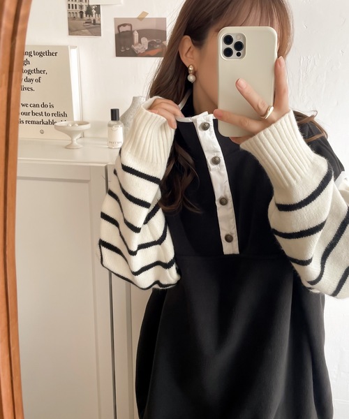 Java（ジャバ）の「《JaVa ジャバ別注》劇的にアカ抜け！配色フリースベスト（ベスト・レディース・グリーン/ブラック/ネイビー/アイボリー・MEDIUM/LARGE/SMALL/X-LARGE）」の16枚目の写真