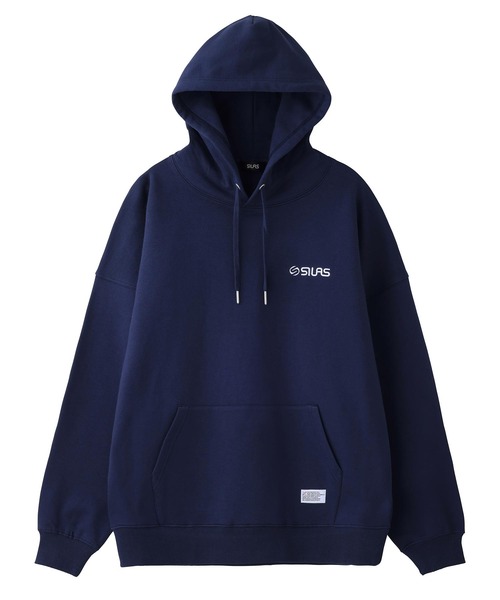 SILAS（サイラス）の「BASIC LOGO SWEAT HOODIE（パーカー・メンズ・オフホワイト/アッシュ/ライトブルー/ブラック/ライトグリーン/ネイビー・M/L/XL）」の8枚目の写真