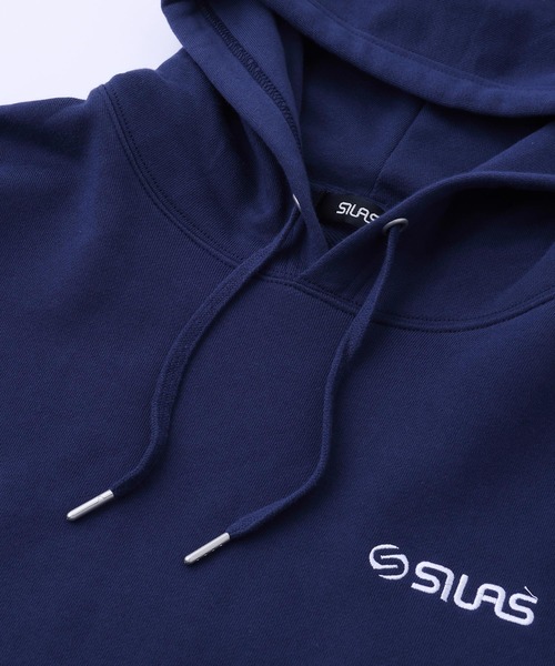 SILAS（サイラス）の「BASIC LOGO SWEAT HOODIE（パーカー・メンズ・オフホワイト/アッシュ/ライトブルー/ブラック/ライトグリーン/ネイビー・M/L/XL）」の13枚目の写真