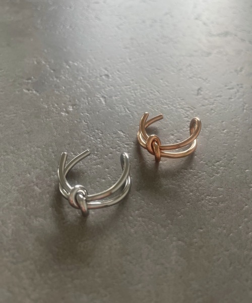 CLEA(クレア)の「【金属アレルギー対応】ノットリング/サージカルステンレス(リング・レディース・その他1/シルバー・FREE)」の2枚目の写真