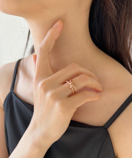 CLEA(クレア)の「【金属アレルギー対応】ノットリング/サージカルステンレス(リング・レディース・その他1/シルバー・FREE)」の7枚目の写真