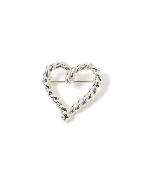 BEAMS BOY（ビームスボーイ）の「BEAMS BOY / ハート ブローチ（ブローチ/コサージュ・レディース・シルバー/ゴールド・ONE SIZE）」の4枚目の写真