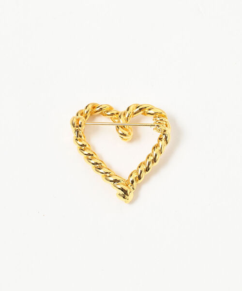 BEAMS BOY（ビームスボーイ）の「BEAMS BOY / ハート ブローチ（ブローチ/コサージュ・レディース・シルバー/ゴールド・ONE SIZE）」の7枚目の写真